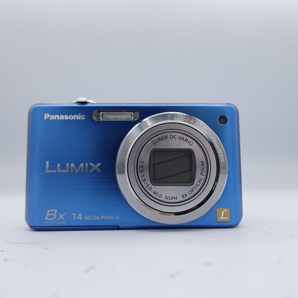 Used Panasonic Lumix DMC-FH20 Digital Point and Shoot Camera | Blue | U8+