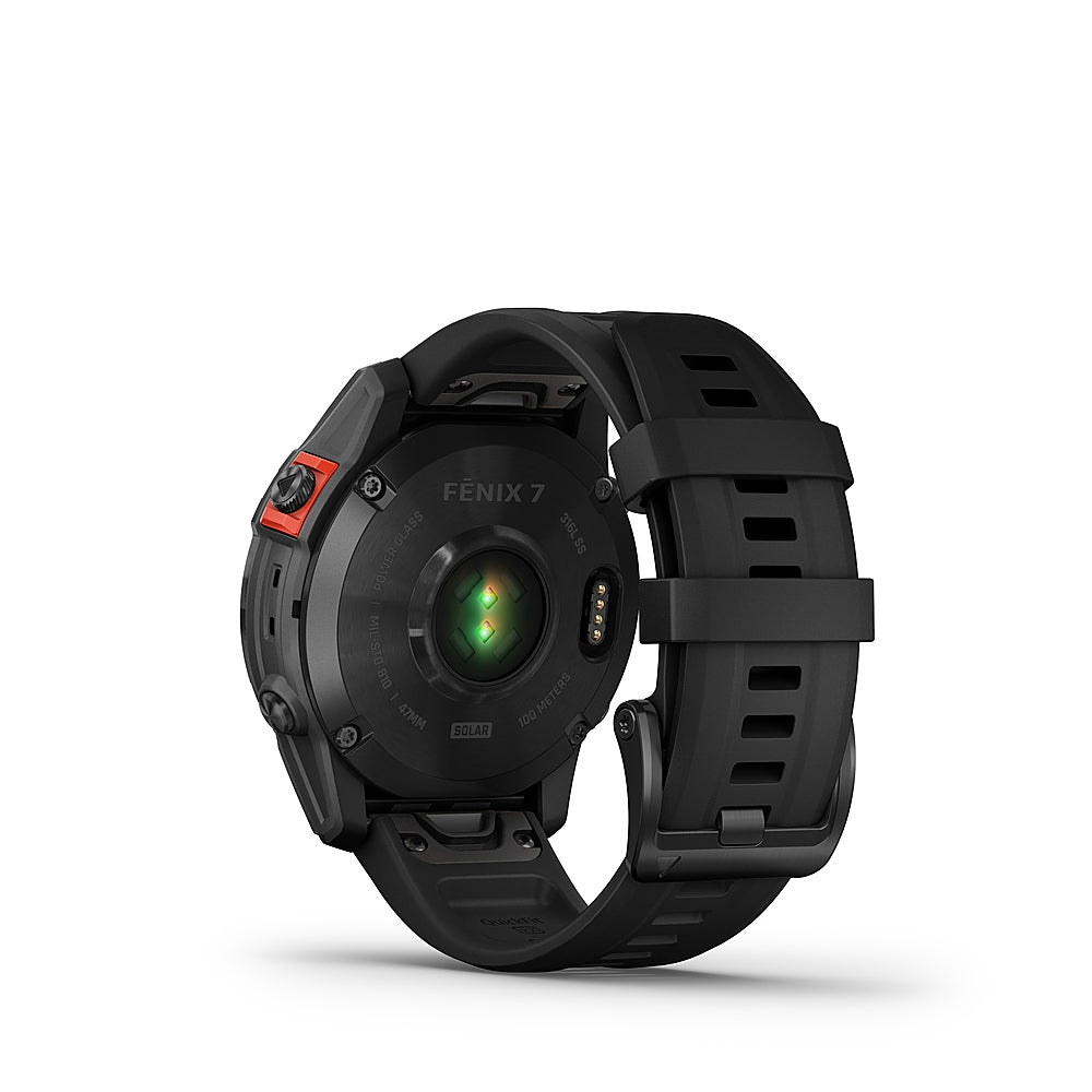 Garmin Fenix 7 Solar Edition GPS Watch | Slate Gray with Black Band