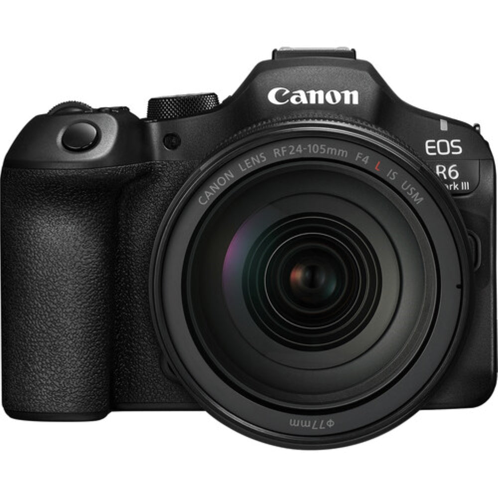 Canon EOS R6 Mark III Mirrorless Camera with 24-105mm f/4 Lens & Extra Canon LP-E6P Battery