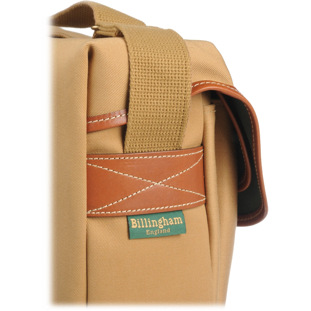Billingham Hadley Shoulder Bag | Khaki / Tan Leather, Large