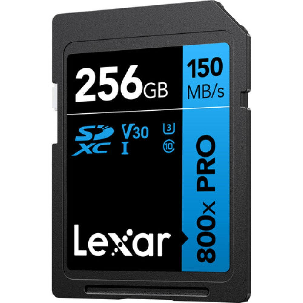Lexar 256GB High-Performance 800x PRO UHS-I SDXC Card | BLUE Series