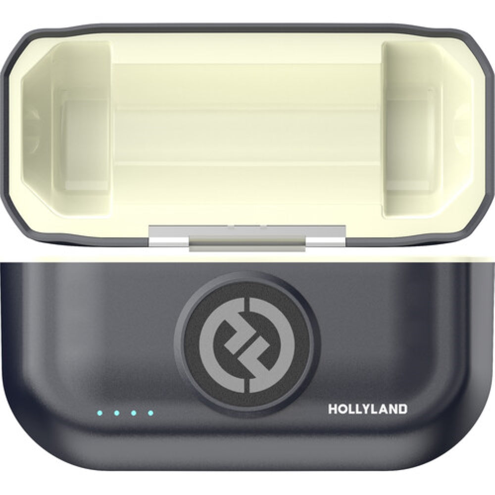 Hollyland LARK M2 DUO 2-Person Wireless Microphone System with USB-C Connector | 2.4 GHz, Shine Charcoal