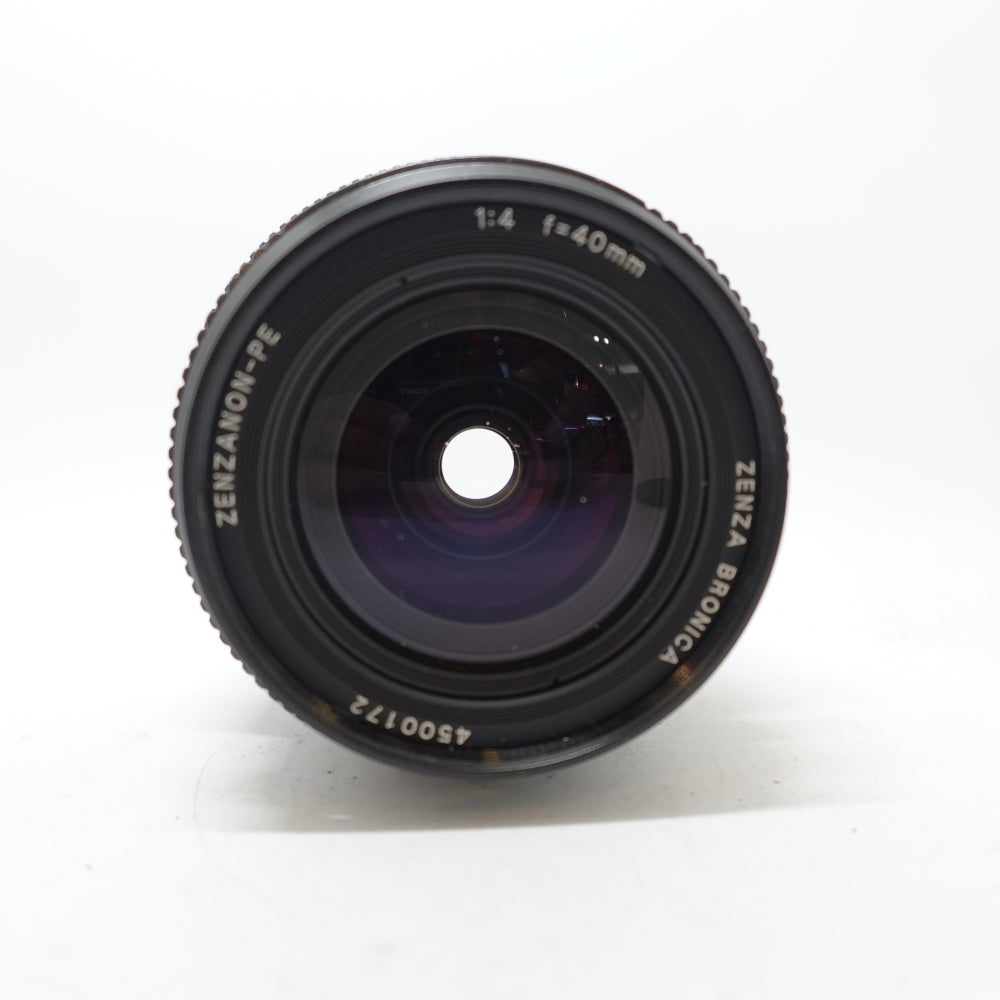 Used Zenza Bronica Zenzanon-PE 40mm f/4 Medium Format Lens | Black | U9