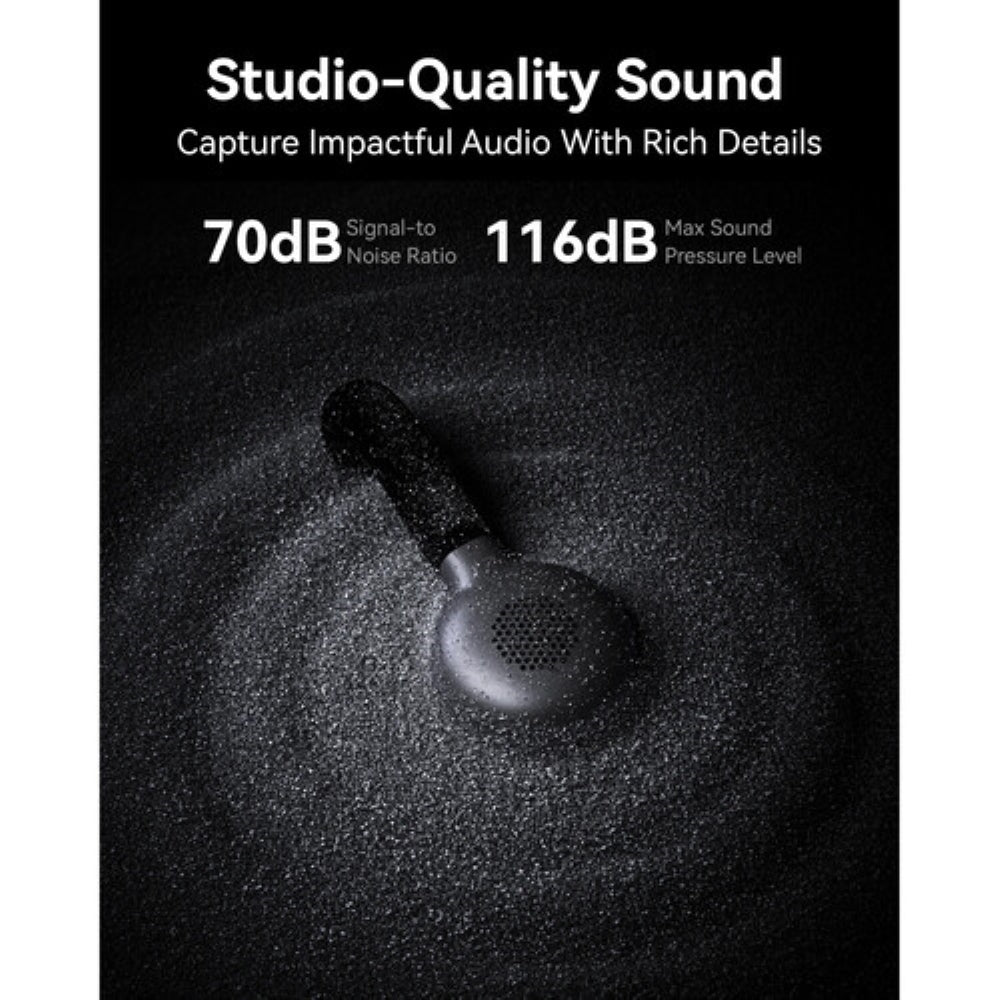 Hollyland LARK M2S DUO 2-Person Wireless Microphone System with USB-C Connector for Mobile Devices | 2.4 GHz, Space Gray