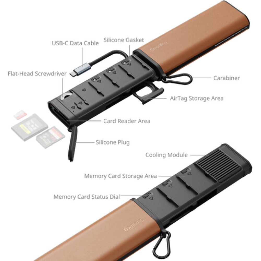 SmallRig CFexpress Type B Multifunctional Card Reader and Storage Case