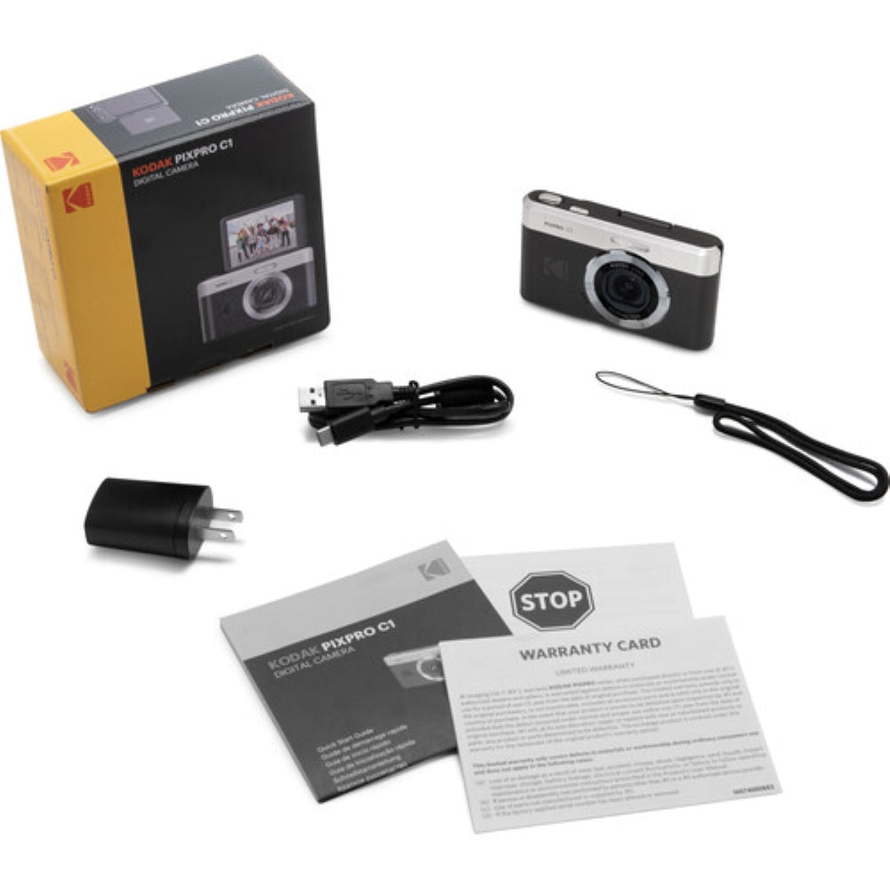Kodak PIXPRO C1 Compact Digital Camera | Black