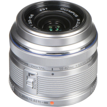 Olympus M.Zuiko Digital 14-42mm f/3.5-5.6 II R Lens | Silver