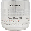 Lensbaby Velvet 56mm f/1.6 SE Lens for Nikon F | Silver