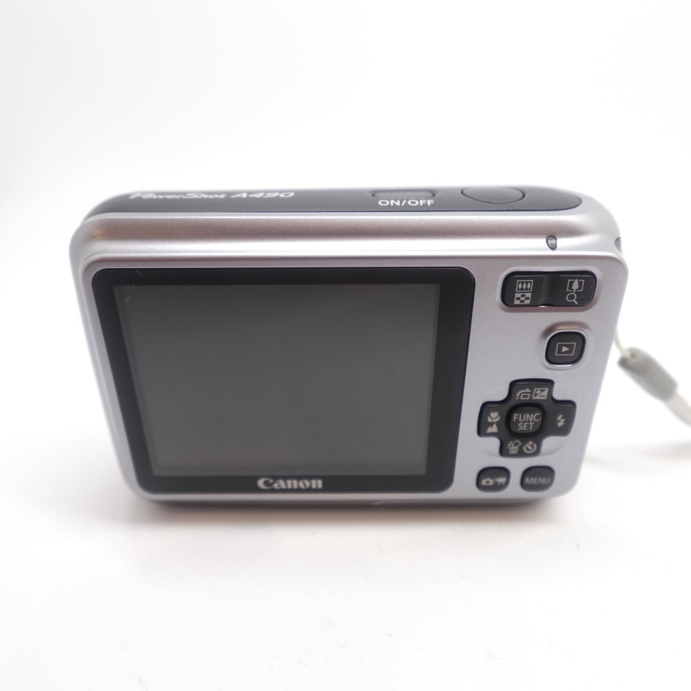 Used Canon PowerShot A490 Digital Camera | Silver | U8