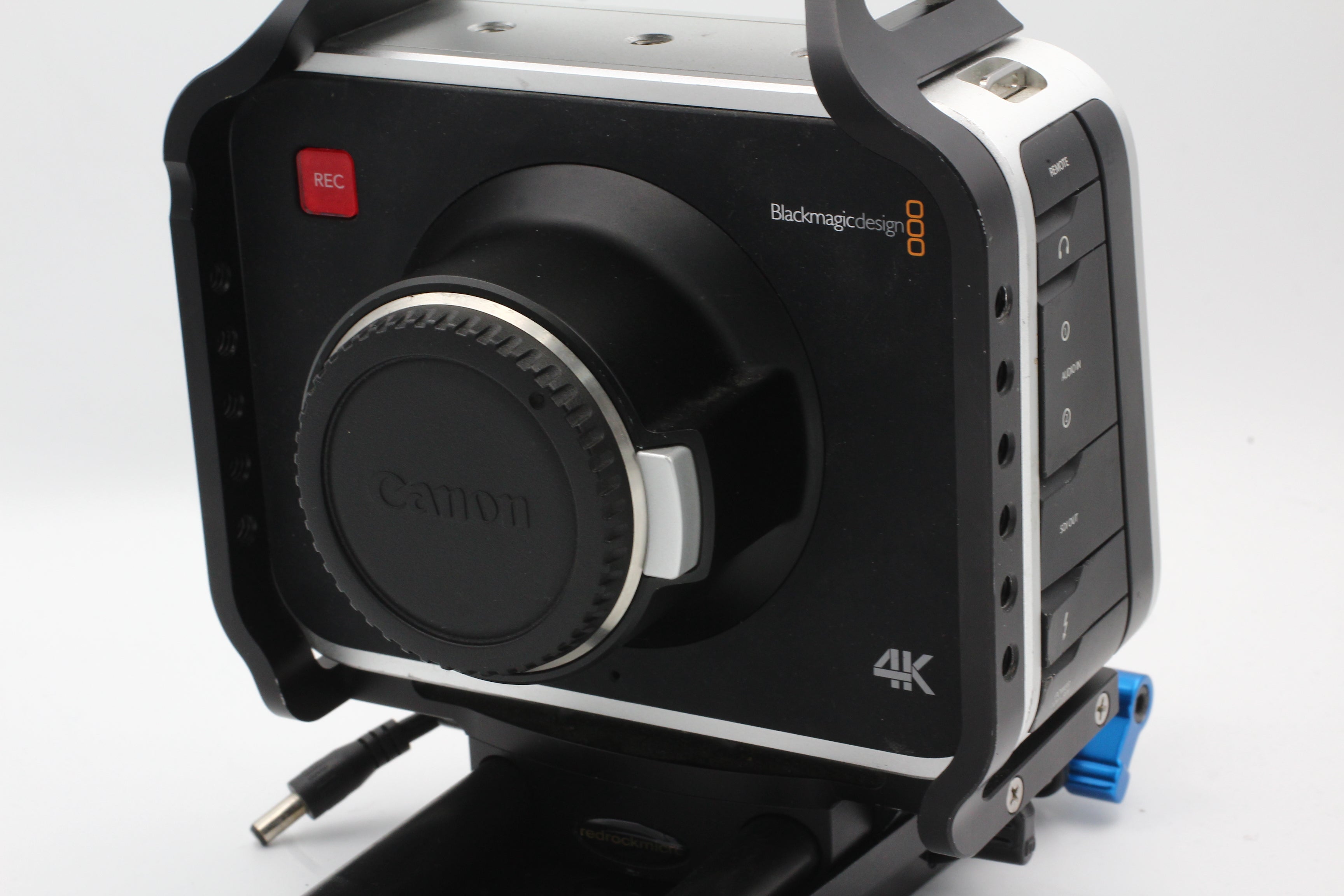Used Blackmagic Studio 4K With Red Rock Rig and AB Power - Used Good