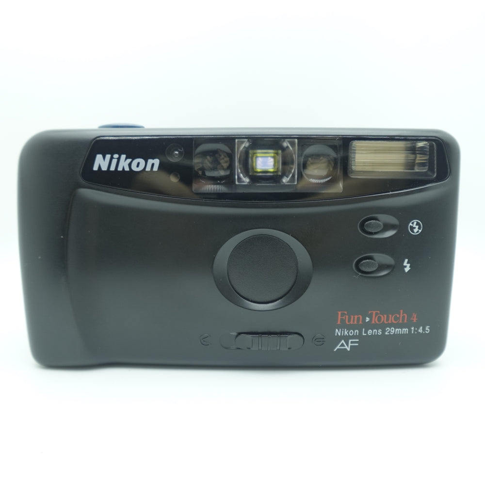 Used Nikon Fun Touch 4 35mm Point and Shoot Camera | Black | U8