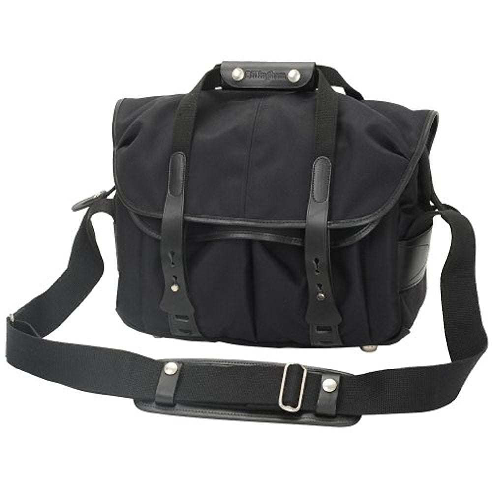 Billingham 307 Camera Bag | Black with Black Leather Trim