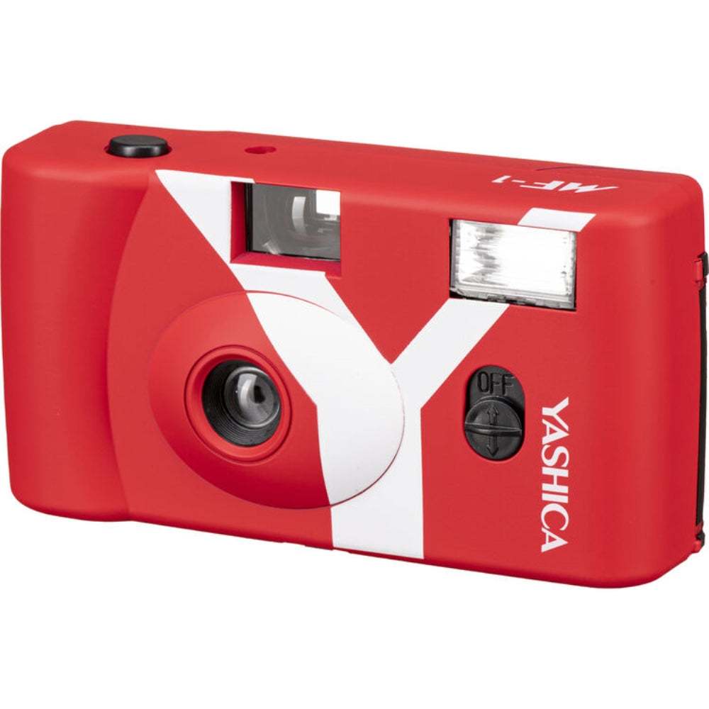 Yashica MF-1 Snapshot 35mm Film Camera | Red