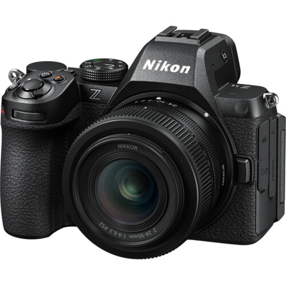 Nikon Z5 II Mirrorless Camera with 24-50mm f/4-6.3 Lens Bundle with Tamron 70-300mm f/4.5-6.3 Lens + 2 UV Filters + 128GB Card + Card Reader + Lens Cap Keeper + Cleaning Kit + Camera Bag (12 Items)