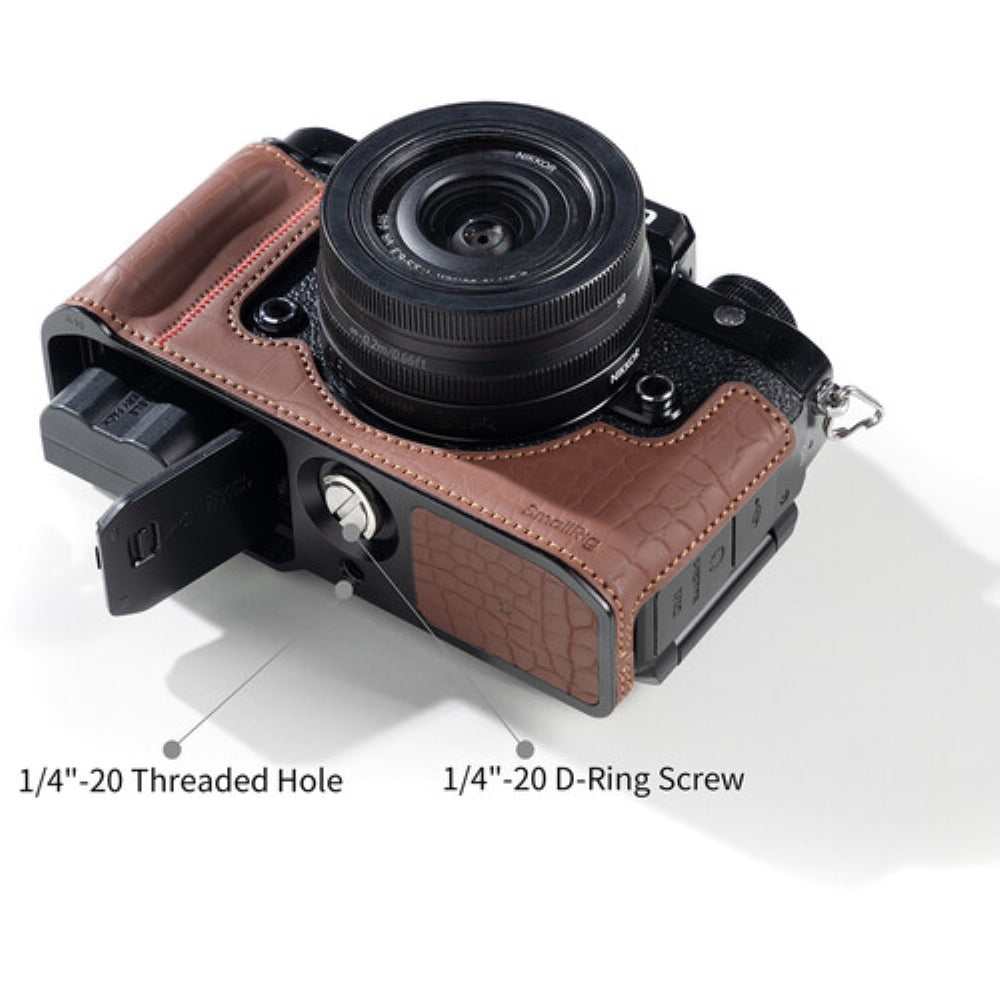 SmallRig Leather Case Kit for Nikon Zf | Brown