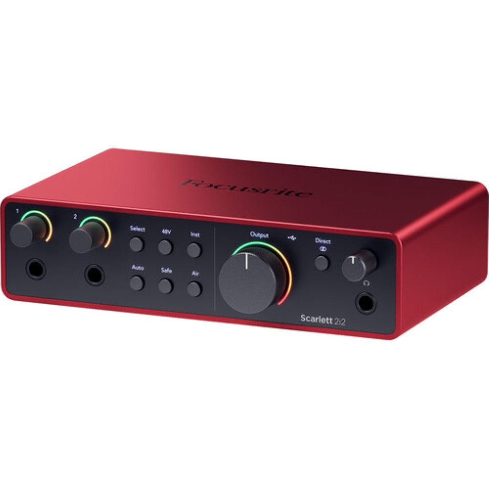 Focusrite Scarlett 2i2 Studio USB-C Audio Interface with Microphone and Headphones | 4th Generation