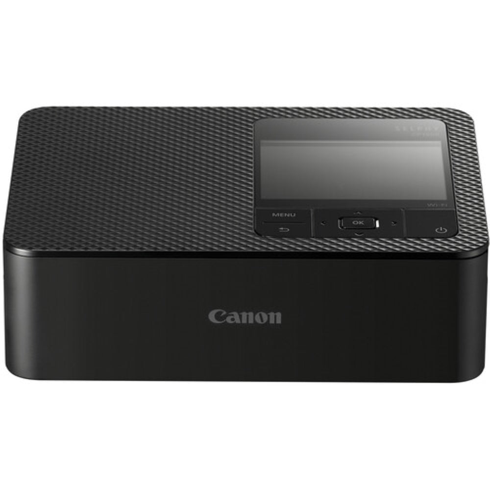Canon SELPHY CP1500 Compact Photo Printer | Black with 2 x Canon KP-108IN Color Ink And Paper Set (3 Items)