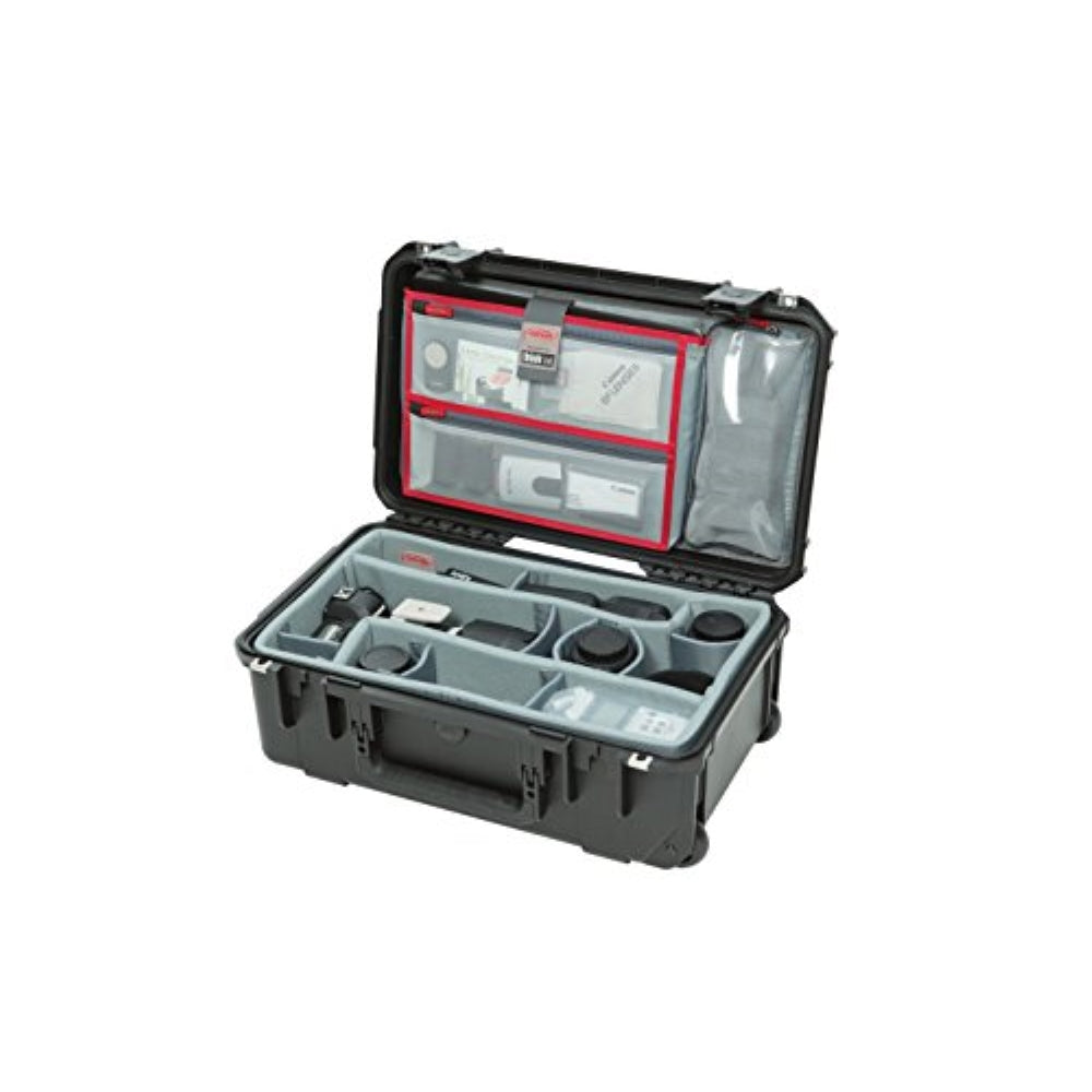 SKB iSeries 2011-7 Case with Think Tank Photo Dividers & Lid Organizer | Black