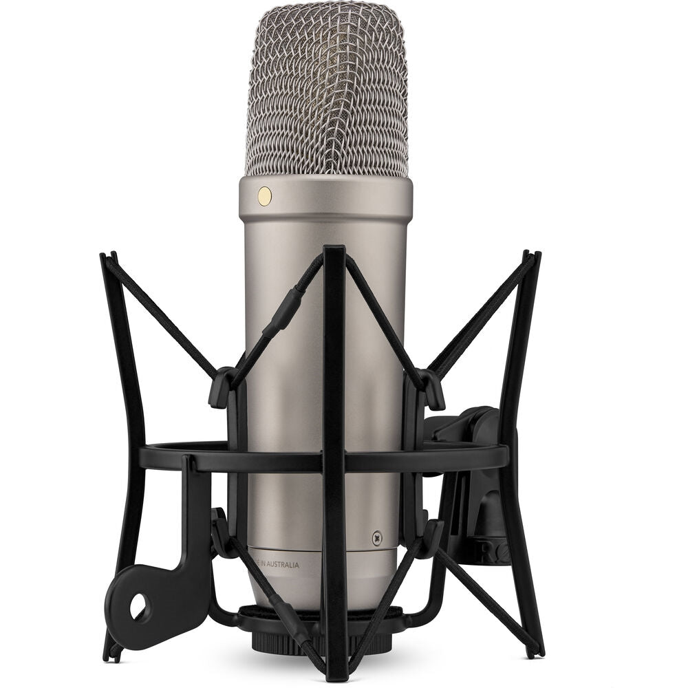 RODE NT1 5th Generation Large-Diaphragm Cardioid Condenser XLR/USB Microphone | Silver