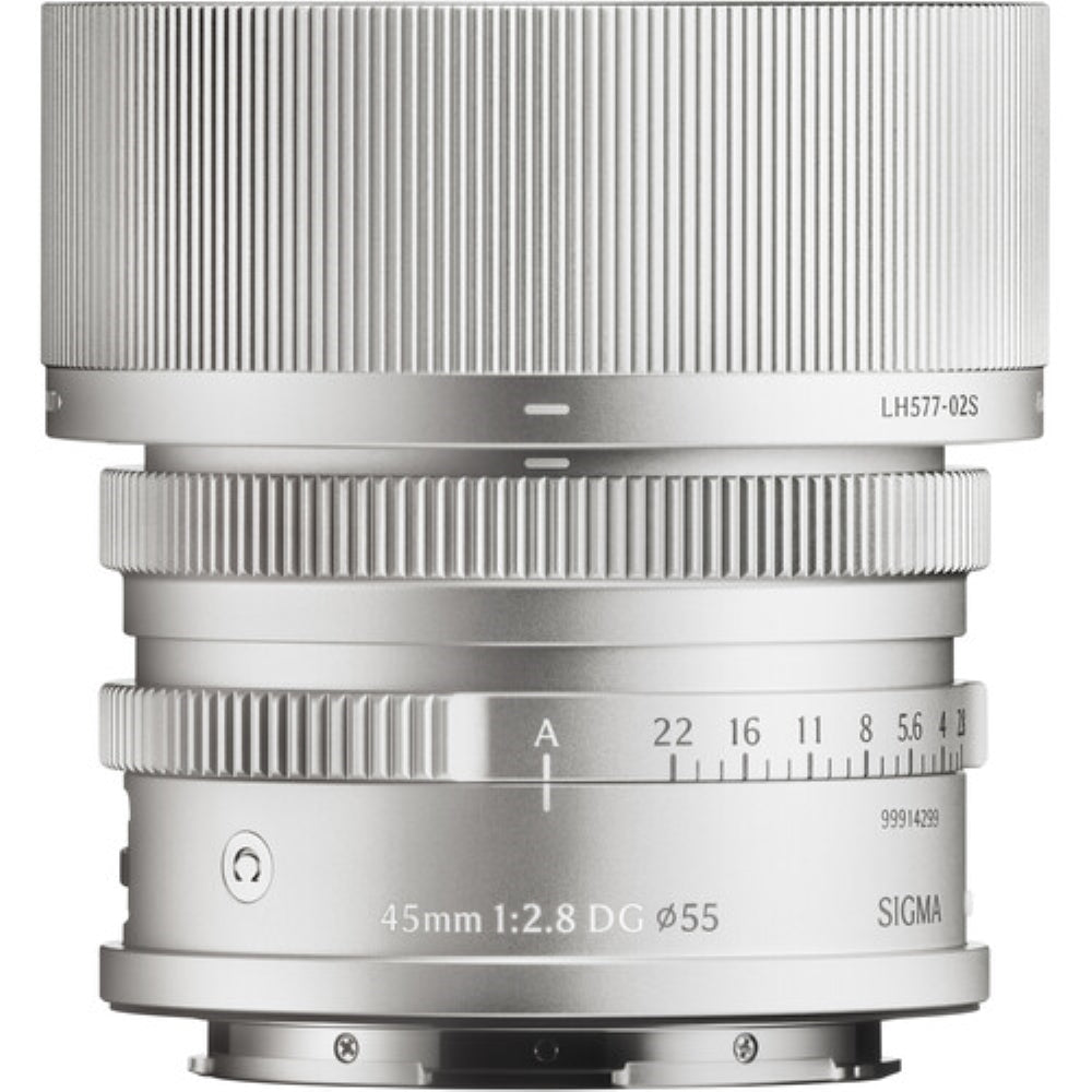 Sigma 45mm f/2.8 DG Contemporary Lens | L-Mount, Silver