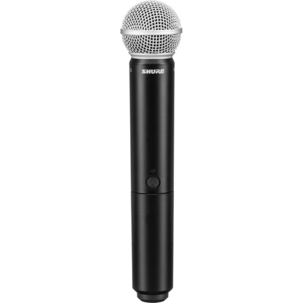 Shure BLX24/PG58 Wireless Handheld Microphone System with PG58 Capsule | H10: 542 to 572 MHz
