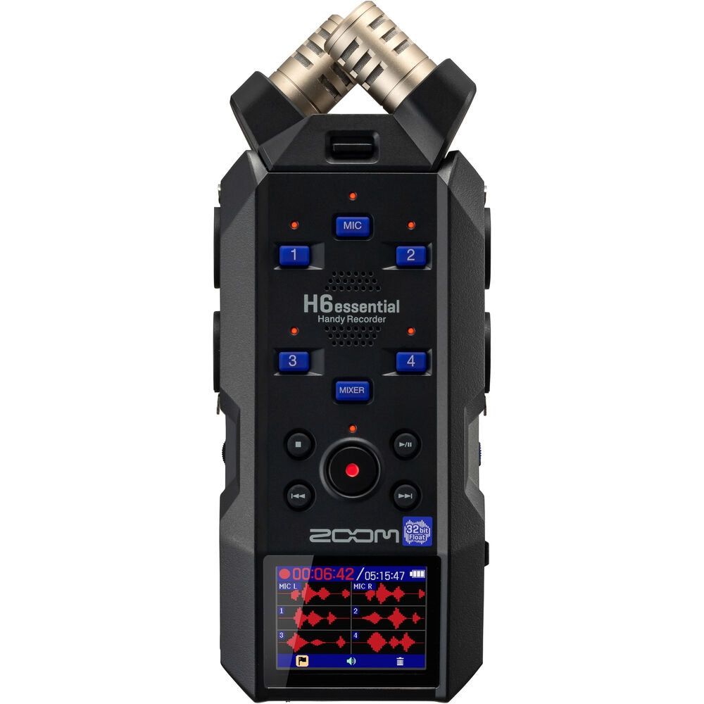 Zoom H6essential 6-Track 32-Bit Float Portable Audio Recorder **OPEN BOX**