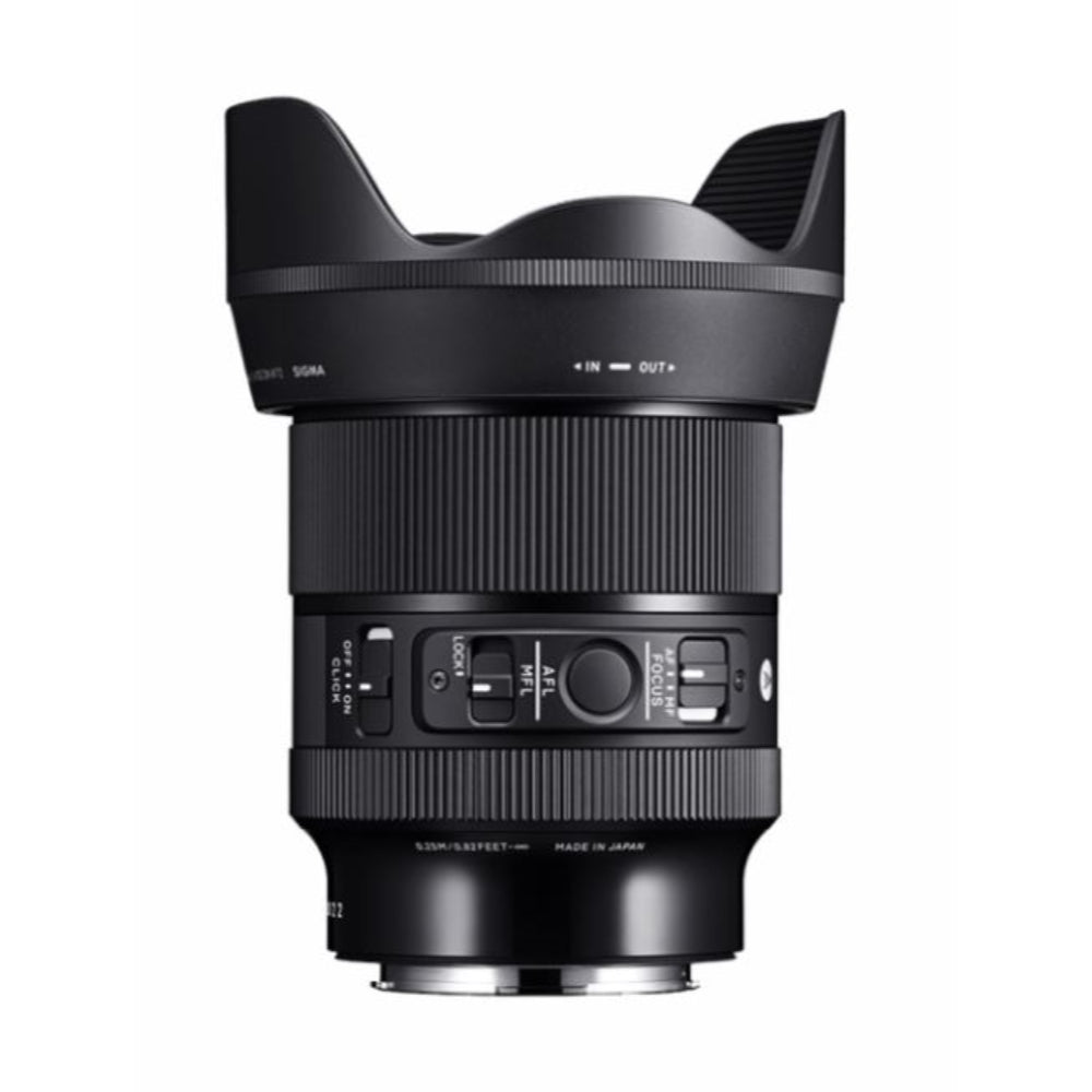 Sigma 24mm f/1.4 DG DN Art Lens Compatible with Sony E (Full Frame) Bundle with 72mm UV Filter + Lens Cap Keeper + Cleaning Kit + Microfiber Cleaning Cloth (5 Items)