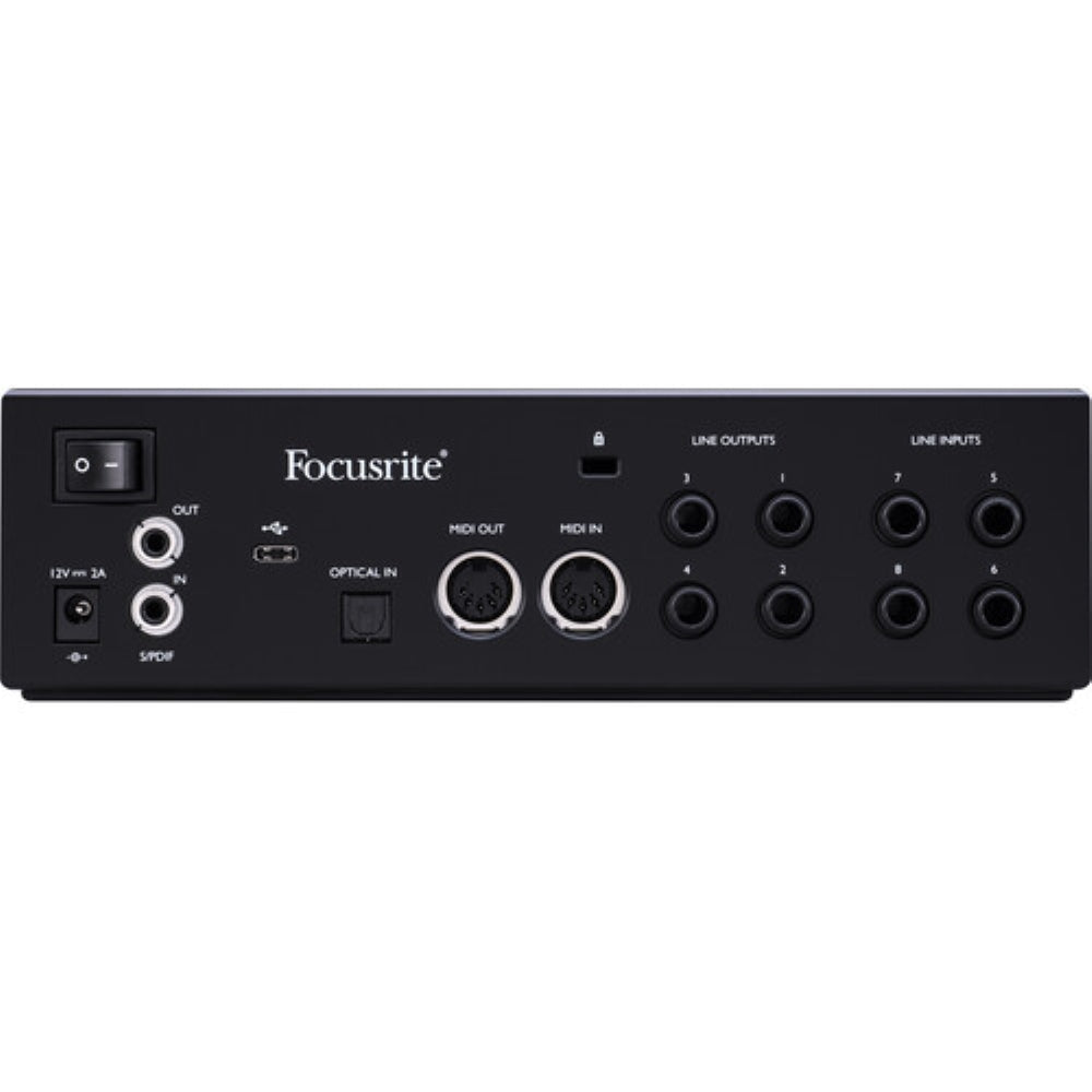 Focusrite Clarett+ 4Pre Desktop 18x8 USB Type-C Audio/MIDI Interface