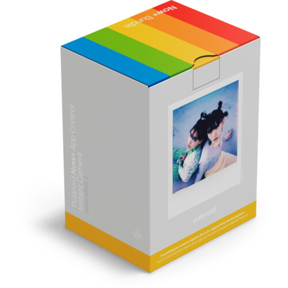 Polaroid Now+ Generation 3 i-Type Instant Camera Starter Set | White