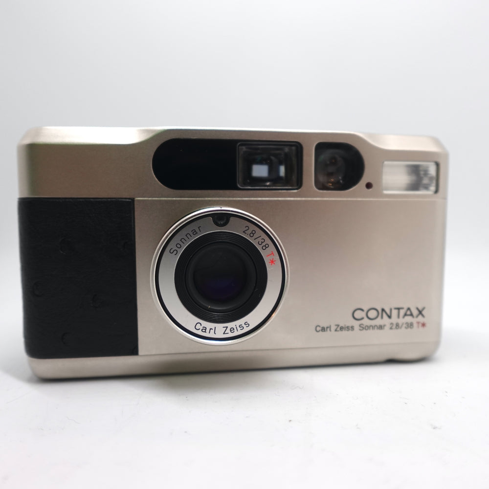 Used Contax T2 35mm Point and Shoot Camera | Special Anniversary Platinum | U9