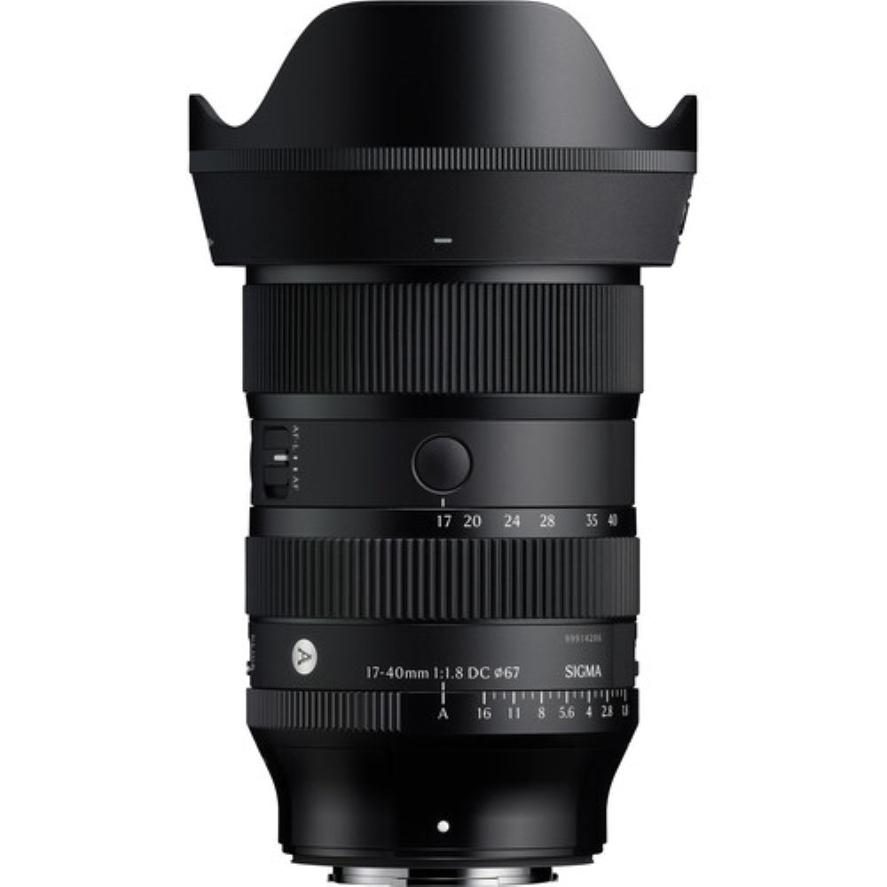 Sigma 17-40mm f/1.8 D.C. Art Lens Compatible with Fuji X Mount (APS-C) Bundle with 67mm UV Filter + Lens Cap Keeper + Cleaning Kit + Cleaning Cloth (5 Items)