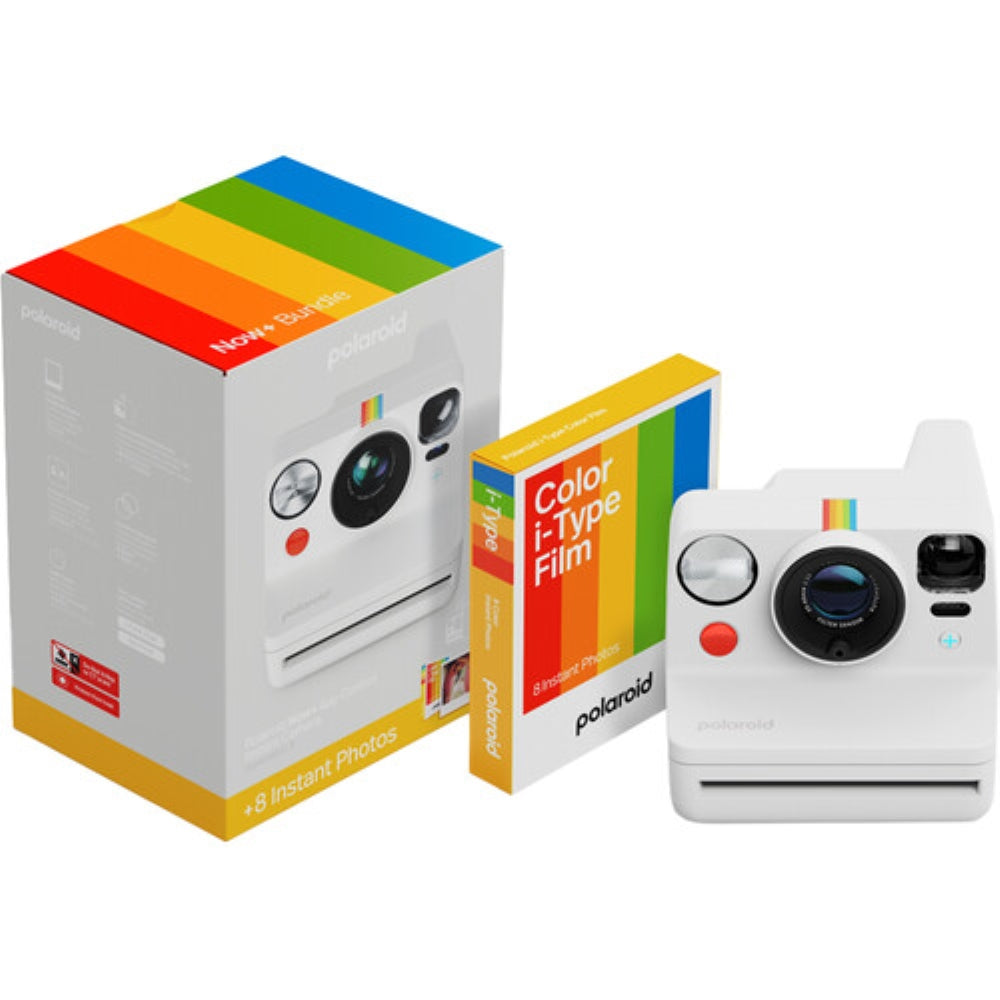 Polaroid Now+ Generation 3 i-Type Instant Camera Starter Set | White