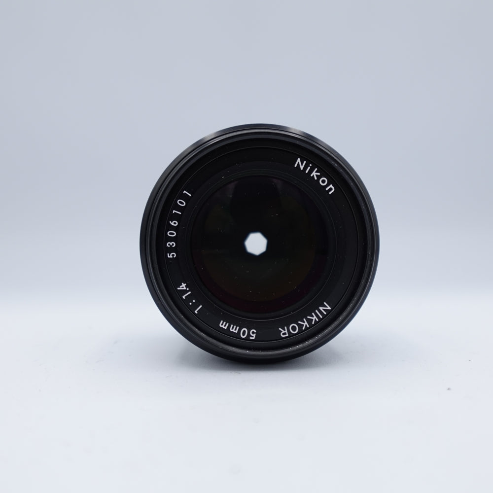 Used Nikon Nikkor 50mm f/1.4 AI-S SLR Lens | Black | U9+