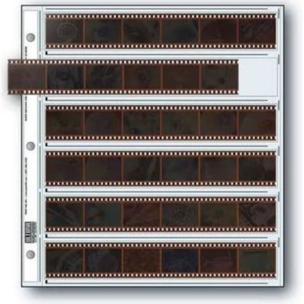 Print File 35mm Size Ultima Negative Preservers | 6-Strips of 6-Frames, 25 Pack