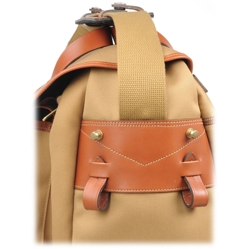Billingham 550 Shoulder Bag | Khaki with Tan Leather Trim