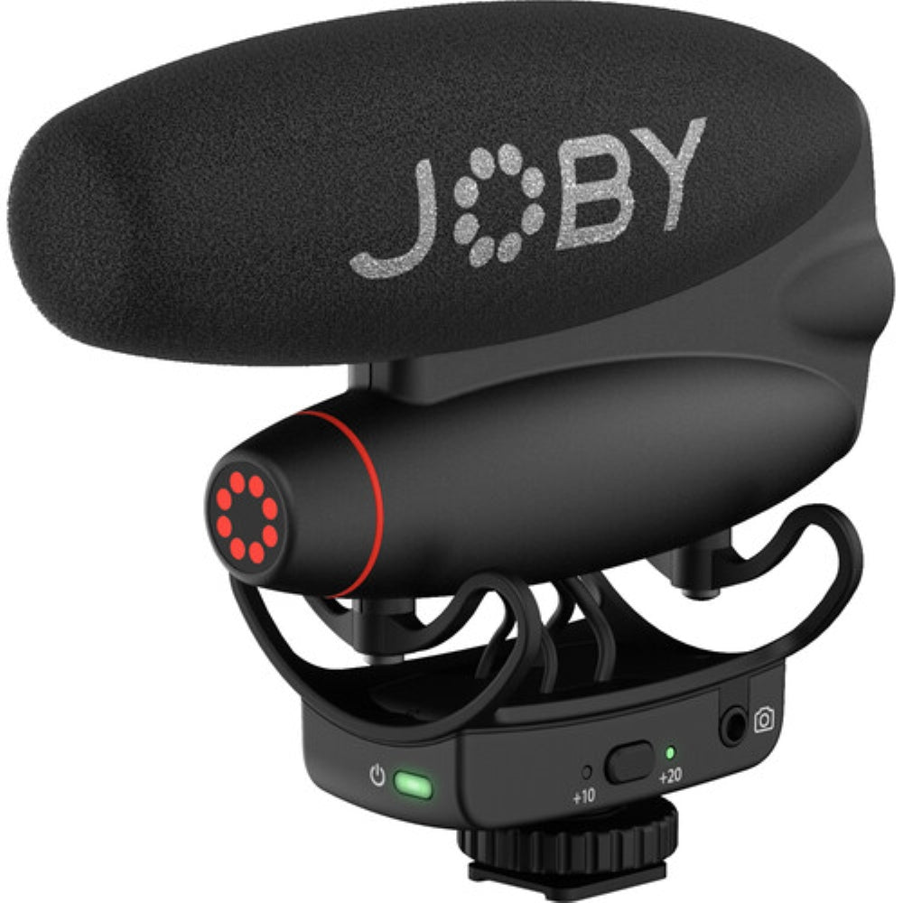 JOBY Wavo PRO DS Hybrid Analog/USB Camera-Mount Shotgun Microphone