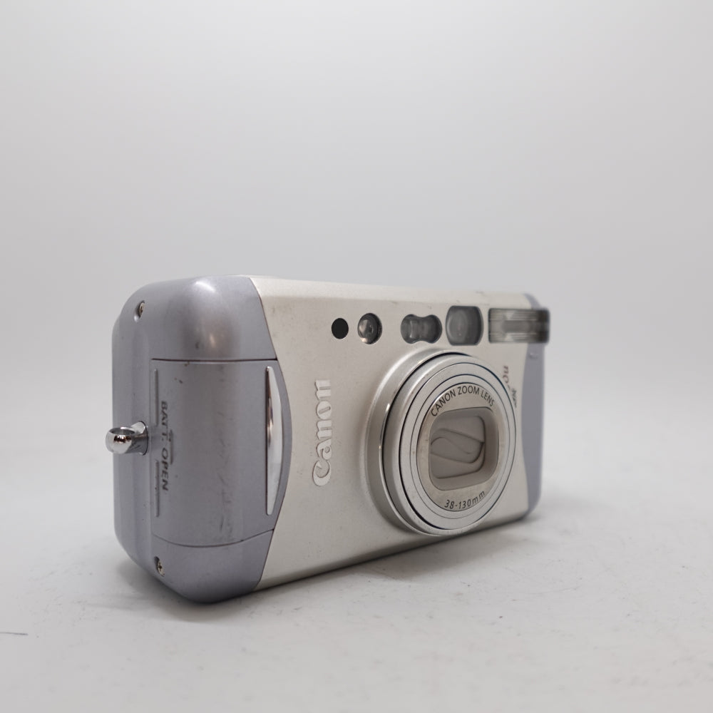 Used Canon Sure Shot 130u 35mm Point and Shoot Camera | Silver | U9