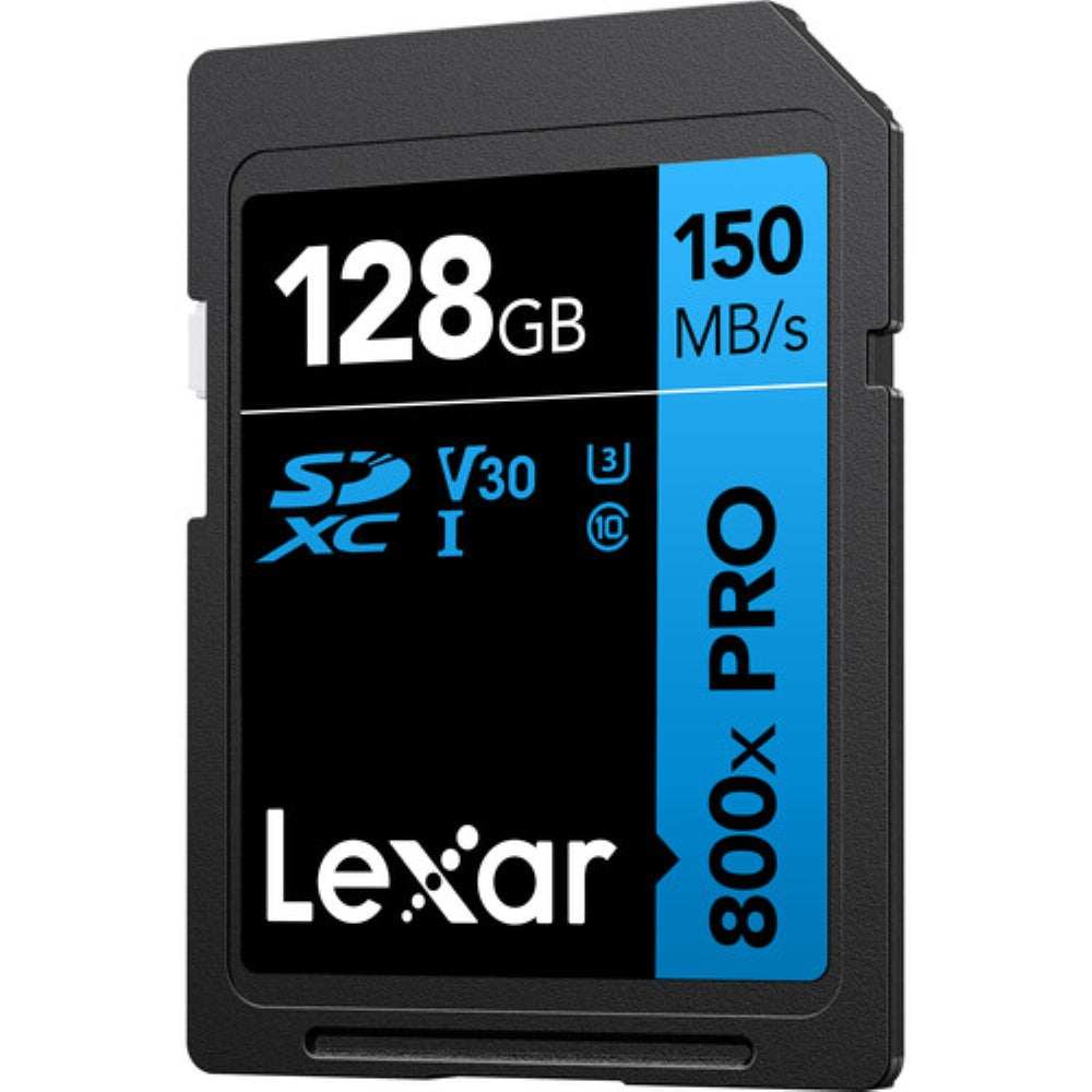 Lexar 128GB High-Performance 800x PRO UHS-I SDXC Memory Card | BLUE Series