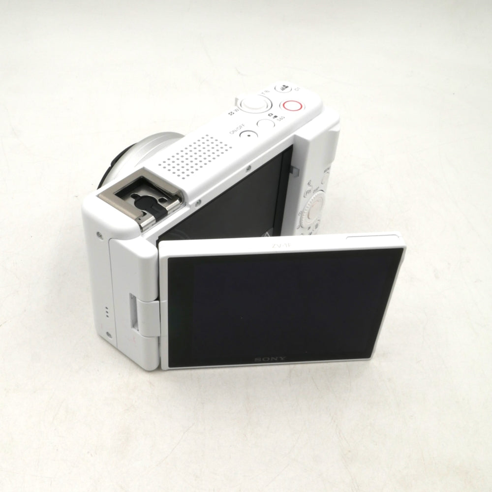 Sony ZV-1F Vlogging Camera | White **OPEN BOX**