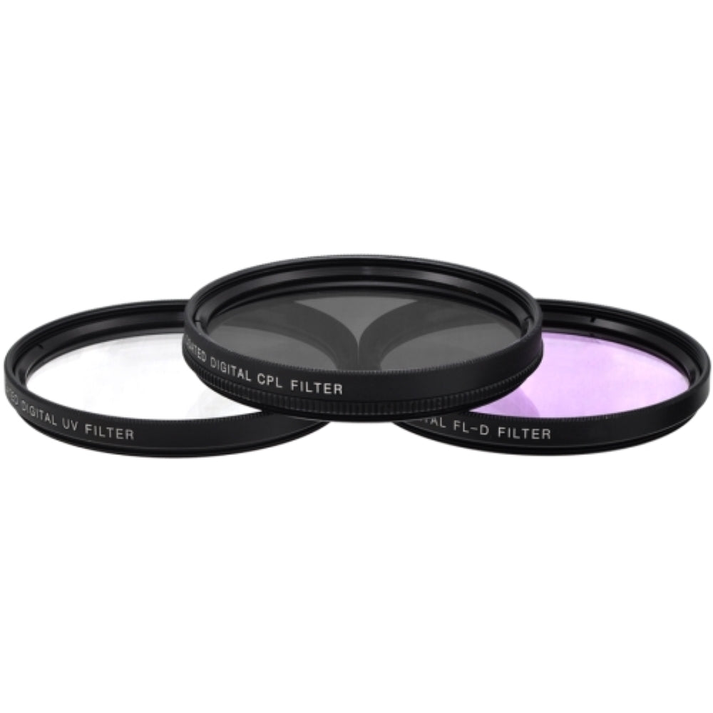 Tamron 90mm f/2.8 Di III VXD Macro Lens | Sony E Bundle with 3-Piece Filter Set + Photo Starter Kit + Lens Pouch + Cleaning Cloth (5 Item)