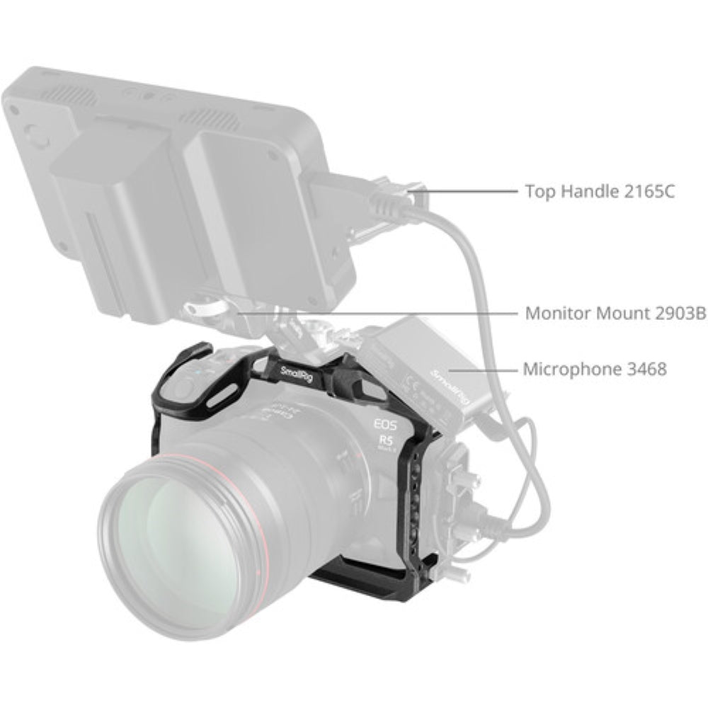 SmallRig "Black Mamba" Camera Cage for Canon EOS R5 Mark II