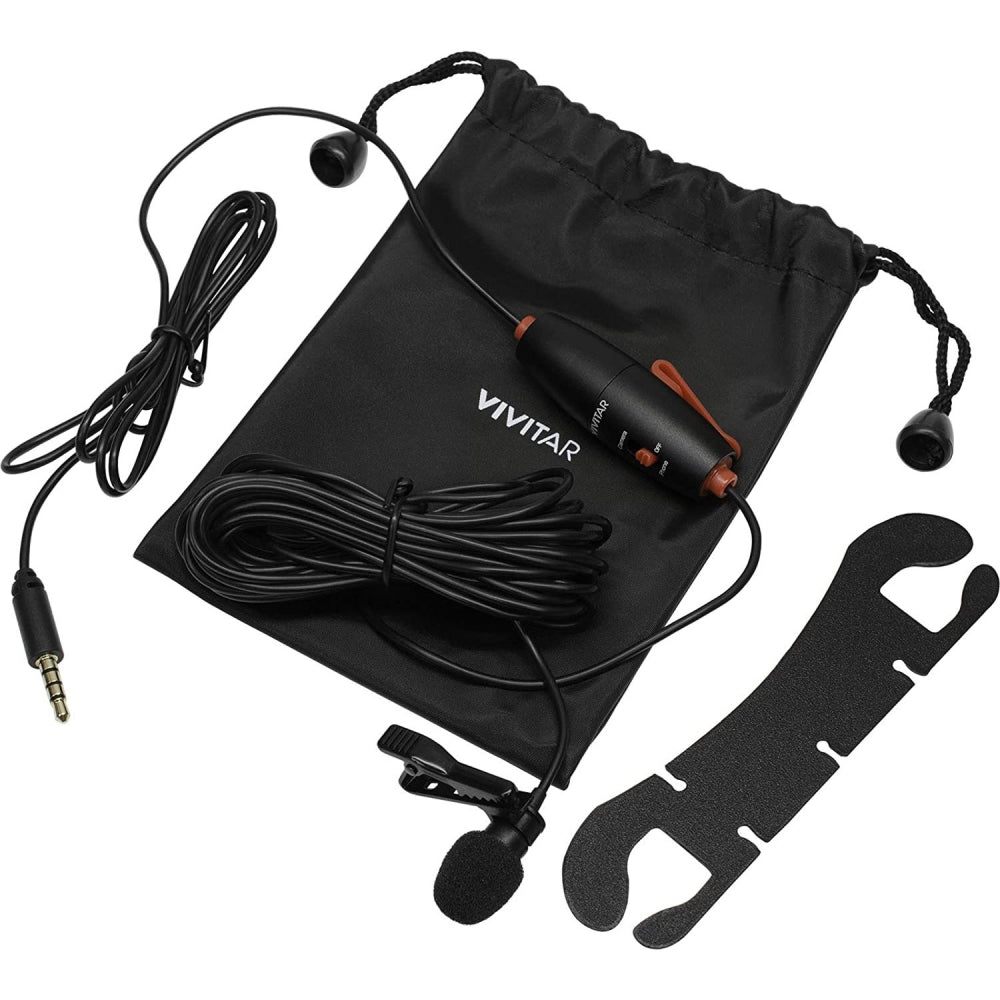 Vivitar MIC-703L Mini Lavalier Streaming Microphone