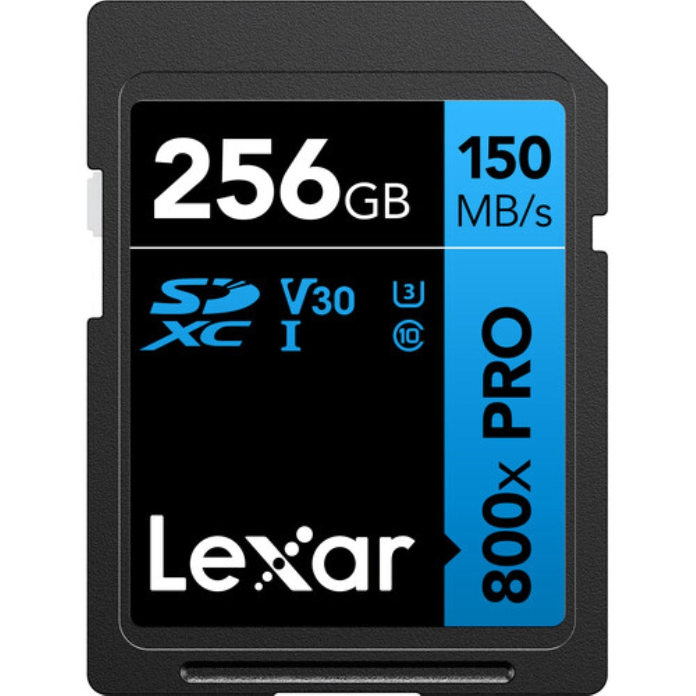 Lexar 256GB High-Performance 800x PRO UHS-I SDXC Card | BLUE Series