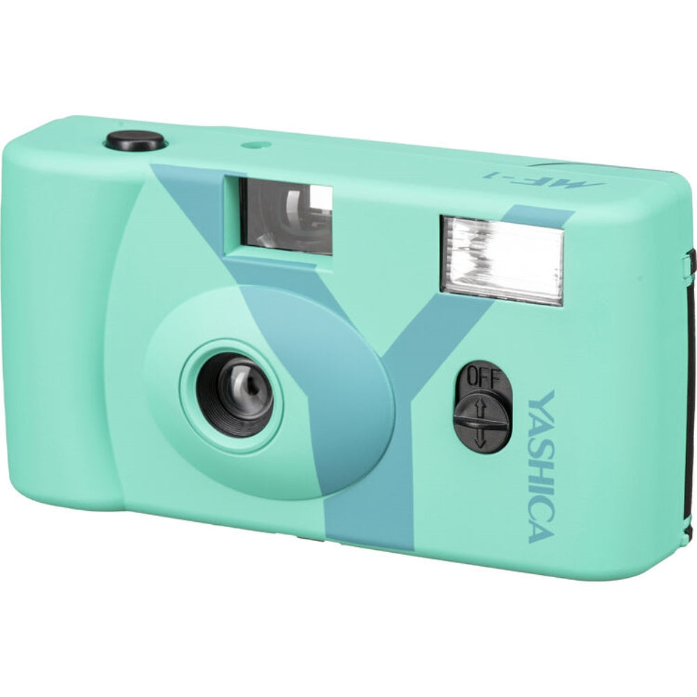 Yashica MF-1 Snapshot 35mm Film Camera | Turquoise