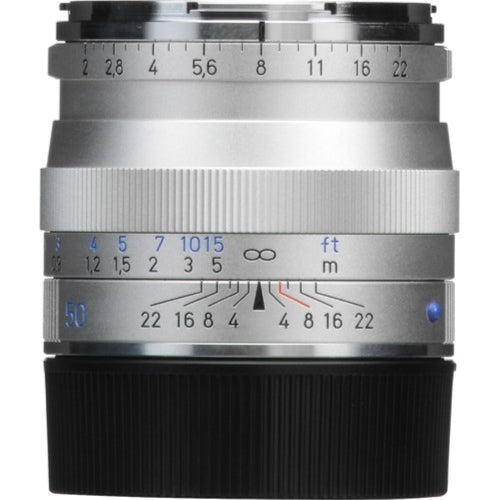 ZEISS Planar T* 50mm f/2 ZM Lens | Silver
