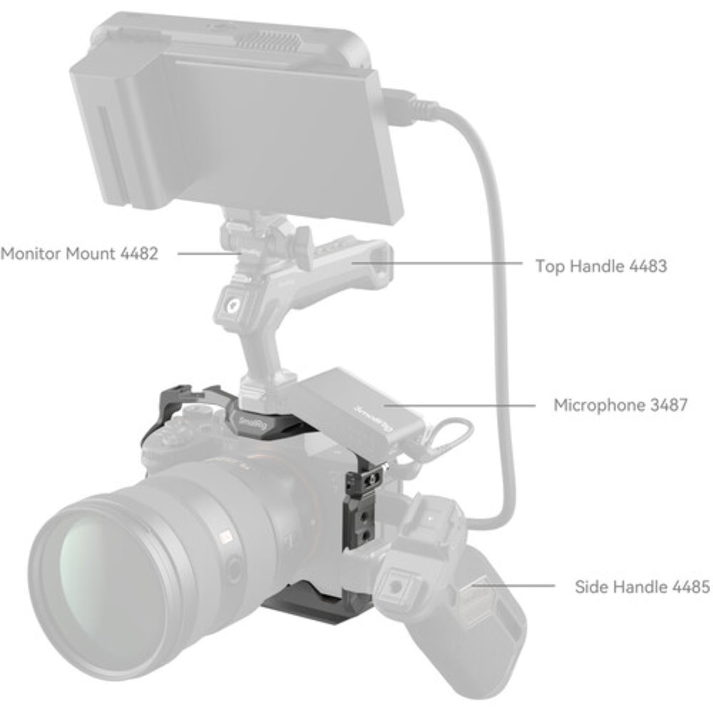SmallRig HawkLock Quick Release Cage for Sony a7R V, a7 IV, a7S III, a1 & a7R IV