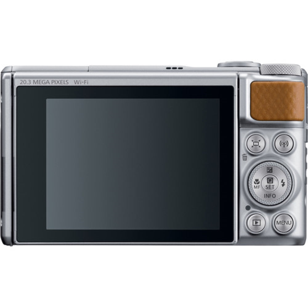 Canon PowerShot SX740 HS Digital Camera | Silver Bundled with 64GB Memory Card + Digital Camera Pouch + Cleaning Kit - Blower, Lens Pen, Brush & Case (4 Items)