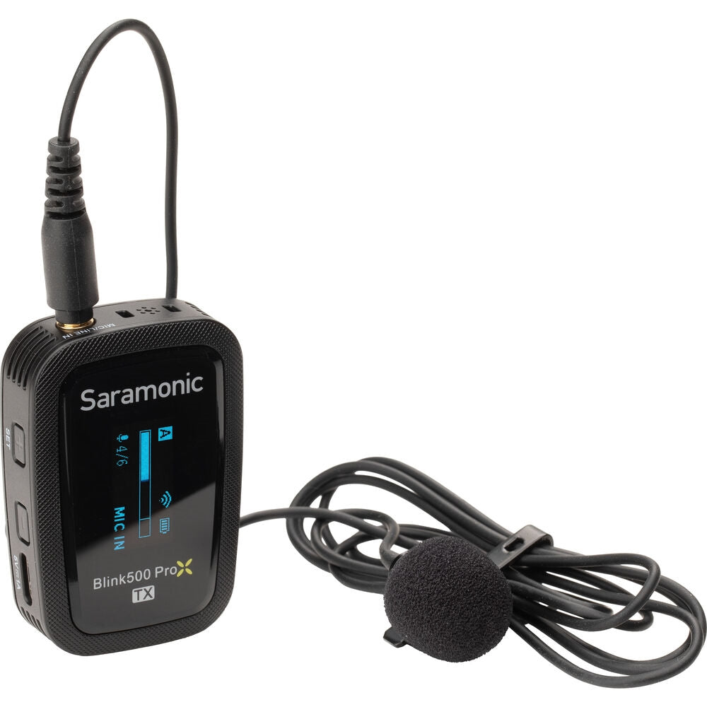 Saramonic Blink 500 ProX B3 Digital Camera-Mount Wireless Omni Lavalier Microphone System for Lightning Devices | 2.4 GHz