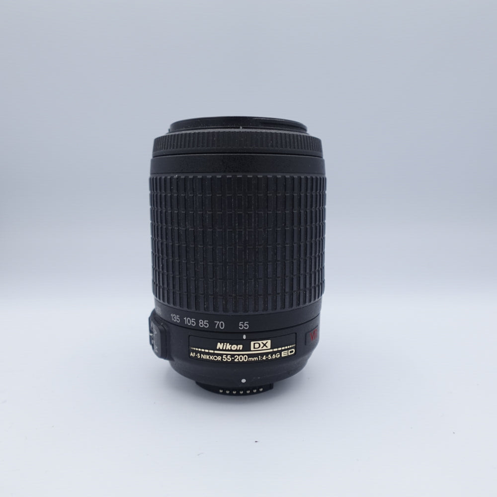 Used Nikon AF-S DX Nikkor 55-200mm f/4.5-5.6G ED Zoom Lens | Black | U9
