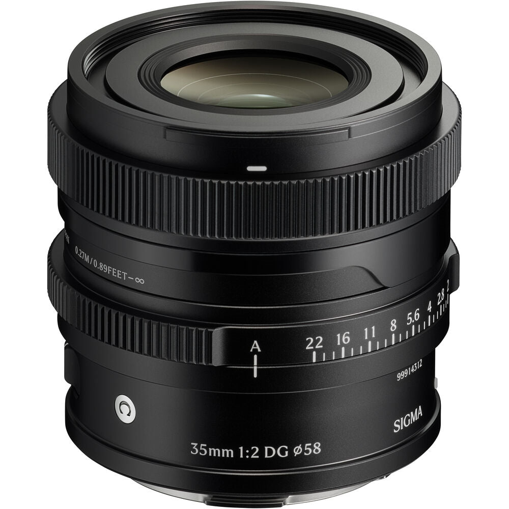 Sigma 35mm f/2 DG Contemporary Lens | L-Mount, Black
